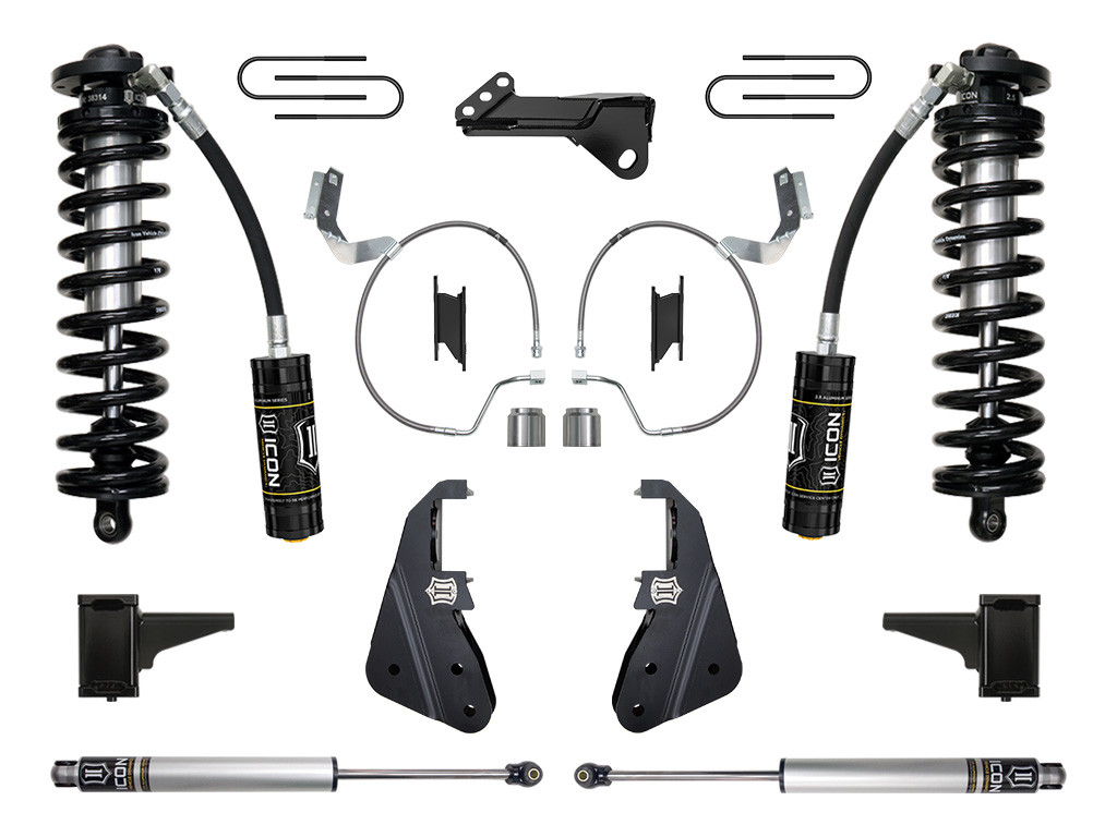 ICON 2023-2025 Ford F-250/F-350 Super Duty 4WD 4-5.5" Lift Stage 1 Coilover Conversion System - K63171