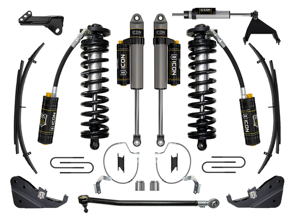 ICON 2023-2025 Ford F-250/F-350 Super Duty 4WD 4-5.5" Lift Stage 5 Coilover Conversion System w/ Expansion Packs - K63175L