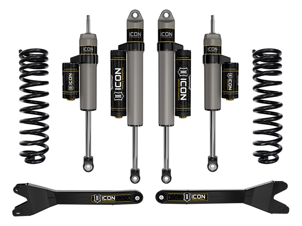 ICON 2023-2025 Ford F-250/F-350 Super Duty 4WD Diesel 2.5" Lift Stage 2 Suspension System w/ Radius Arms - K65891R