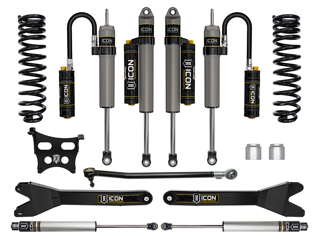 ICON 2023-2025 Ford F-250/F-350 Super Duty 4WD Diesel 2.5" Lift Stage 5 Suspension System w/ Radius Arms - K65894R
