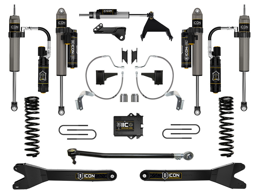 ICON 2023-2025 Ford F-250/F-350 Super Duty 4WD Gas 4.5" Lift Stage 8 Suspension System w/ Radius Arms - K65917R