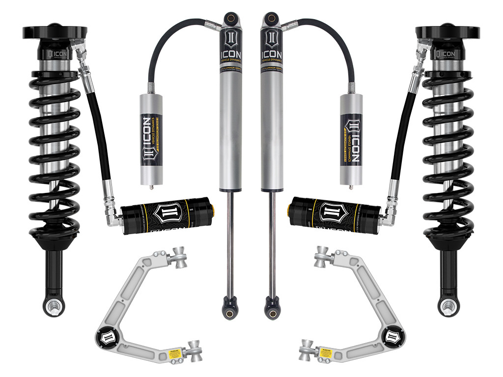 ICON 2023-2024 GMC Canyon AT4 Denali & Elevation/Chevrolet Colorado Trail Boss 1.75-2.5" Lift Stage 3 Suspension System w/ Billet Upper Control Arms - K73083