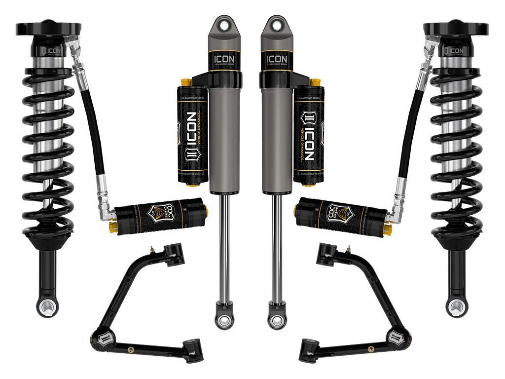 ICON 2023-2024 GMC Canyon AT4 Denali & Elevation/Chevrolet Colorado Trail Boss 1.75-2.5" Lift Stage 5 Suspension System w/ Tubular Upper Control Arms - K73085T