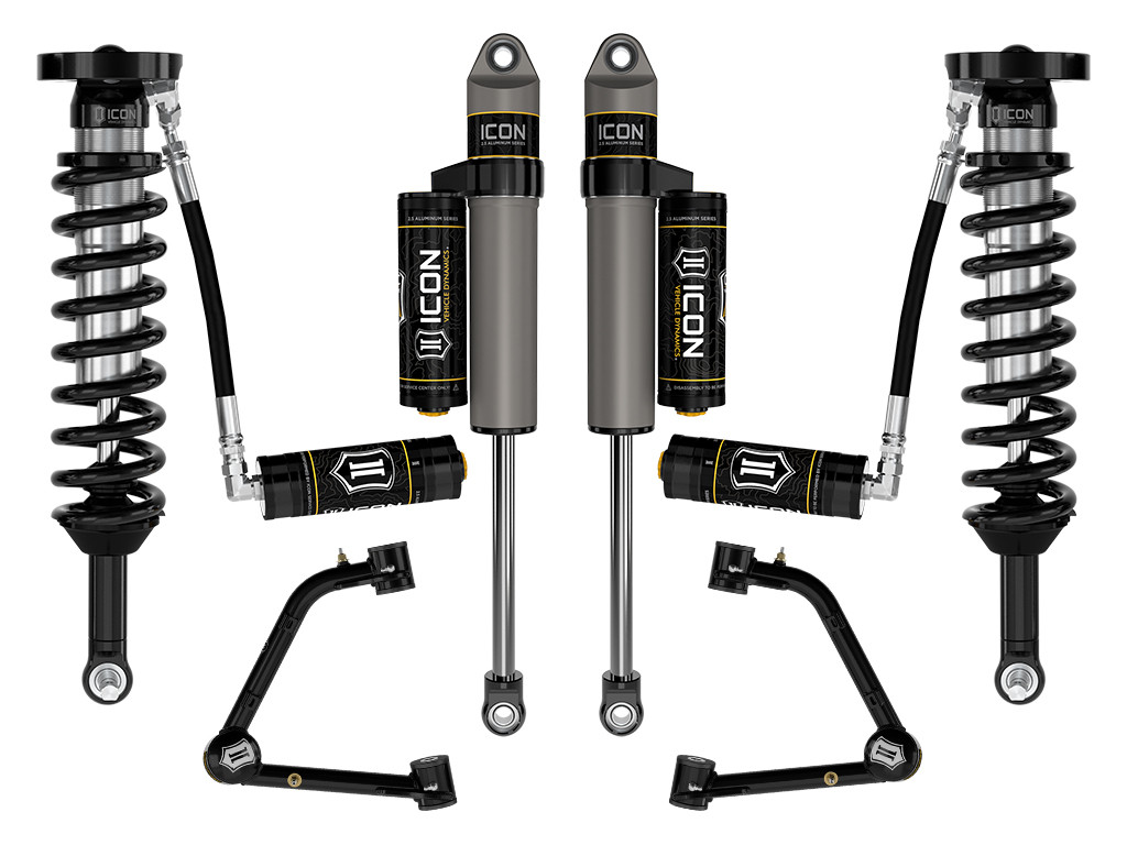 ICON 2023-2024 Chevrolet Colorado WT LT & Z71 1.75-2.5" Lift Stage 4 Suspension System w/ Tubular Upper Control Arms - K73094T