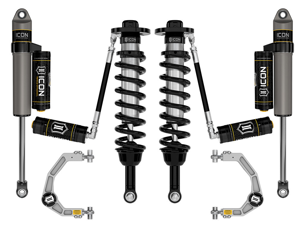 ICON 2021-2024 Ford F-150 4WD 2.75-3.5" Lift Stage 3 Suspension System Billet - K93133