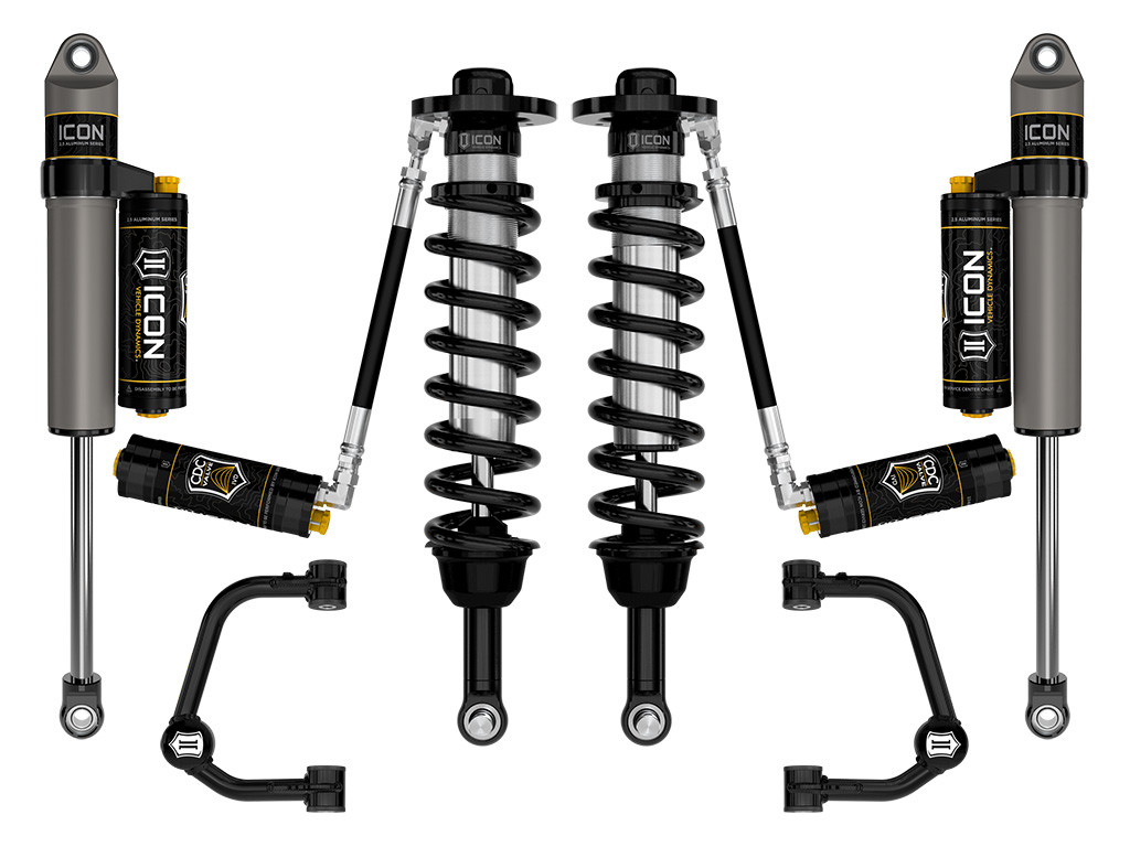 ICON 2021-2024 Ford F-150 4WD 2.75-3.5" Lift Stage 4 Suspension System Tubular CDCV - K93134T