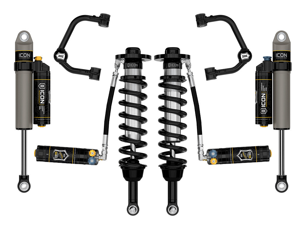 ICON 2021-2024 Ford F-150 4WD 2.75-3.5" Lift Stage 4 Suspension System Tubular CDXS - K93134TD