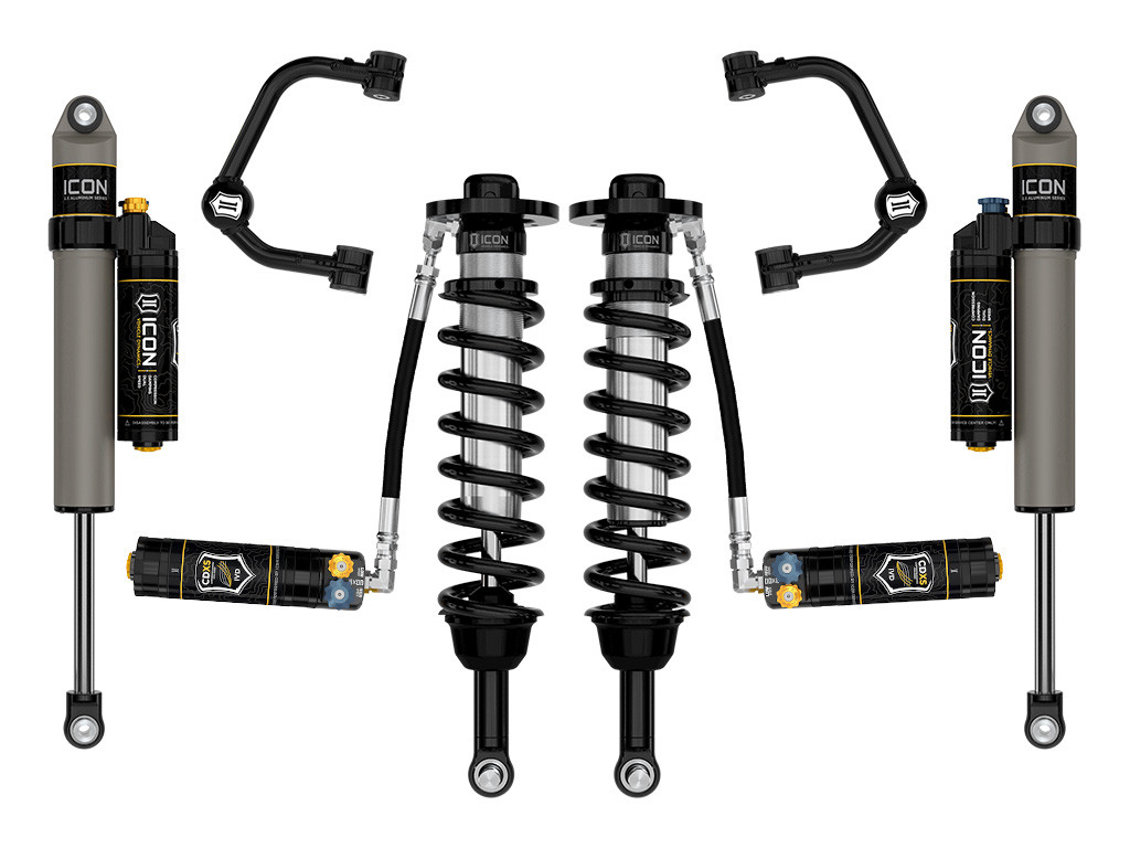 ICON 2021-2024 Ford F-150 Tremor 2.5-3" Lift Stage 4 Suspension System Tubular CDXS - K93164TD