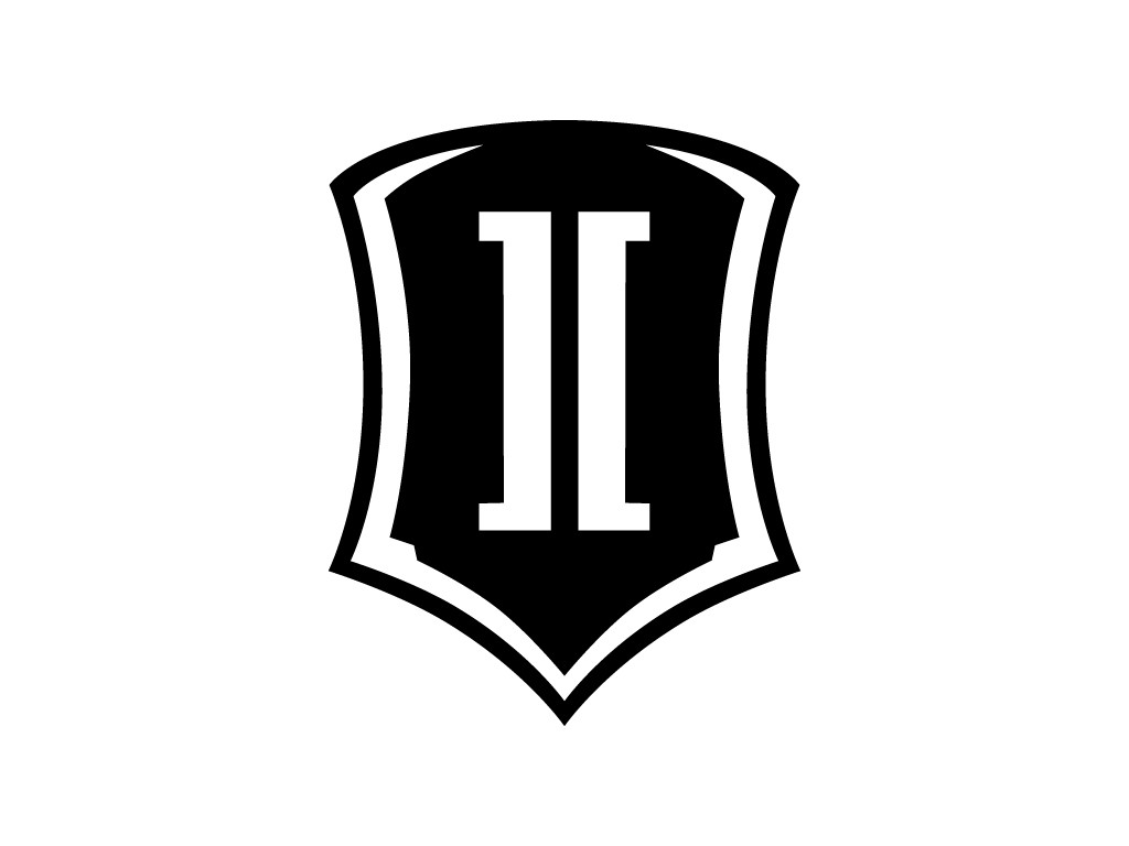 10 IN SHIELD BLACK - STICKER-SHIELD 10 IN B