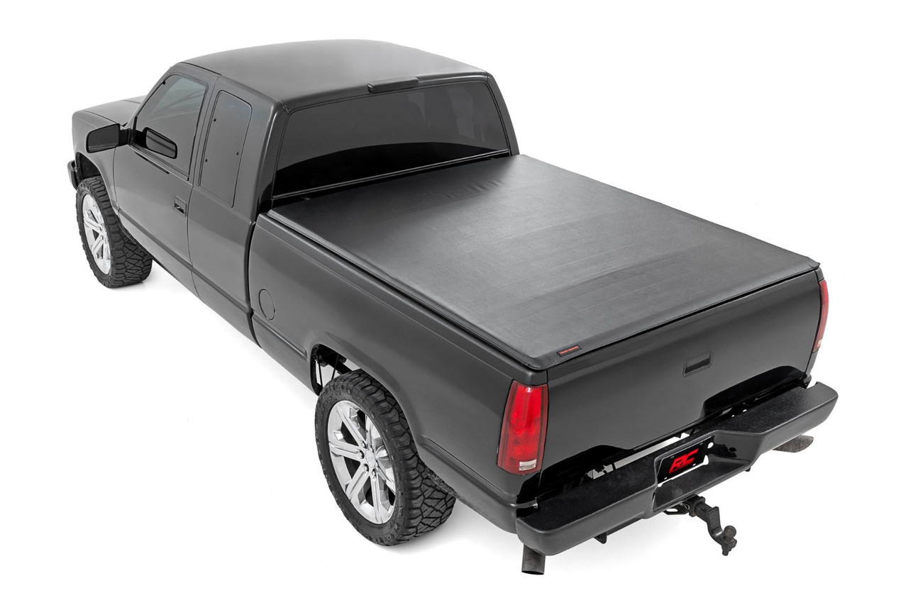 Rough Country - Soft Roll Up Bed Cover - 6'7 in. Bed - Chevy/GMC 1500 (00-06 & Classic) - 42288650