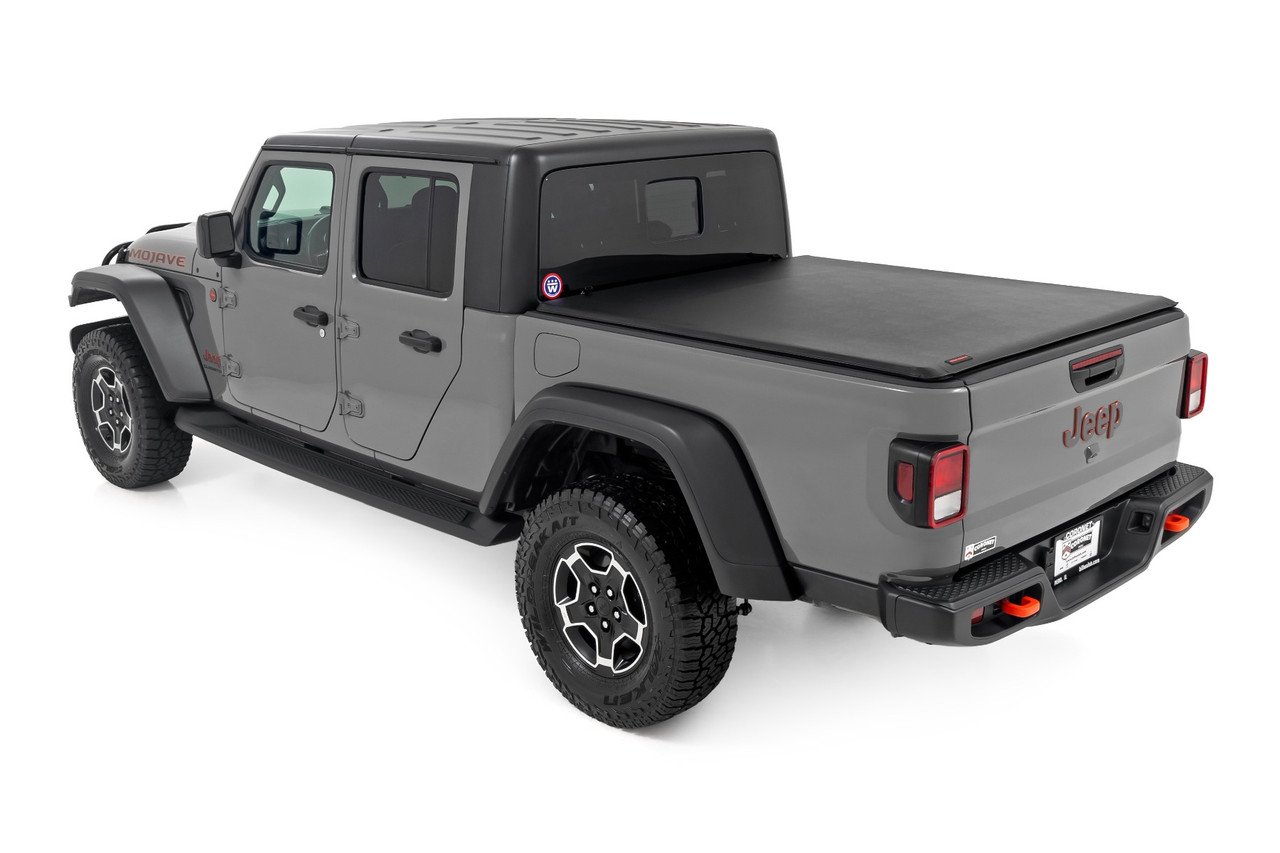 Rough Country - Soft Roll Up Bed Cover - 5 Bed - Jeep Gladiator JT 4WD (2020-2025) - 42620500