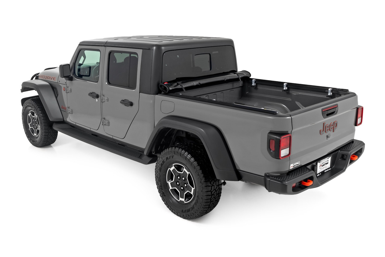 Rough Country - Soft Roll Up Bed Cover - 5 Bed - Jeep Gladiator JT 4WD (2020-2025) - 42620500