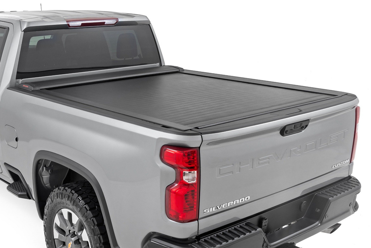 Rough Country - Retractable Bed Cover - 6'9 in. Bed - Chevy/GMC 2500HD/3500HD (20-25) - 46110690