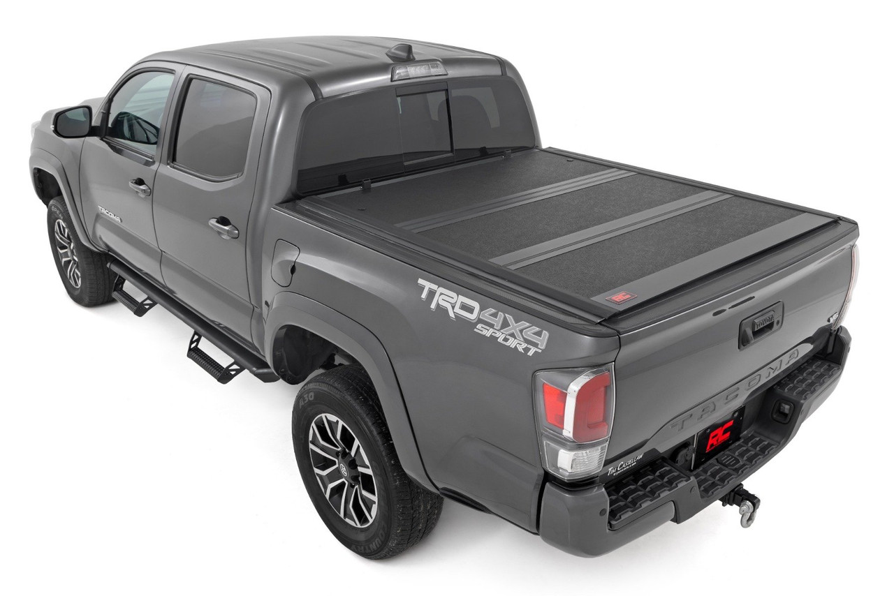 Rough Country - Hard Low Profile Bed Cover - 6' Bed - Toyota Tacoma 2WD/4WD (2016-2023) - 47420600B
