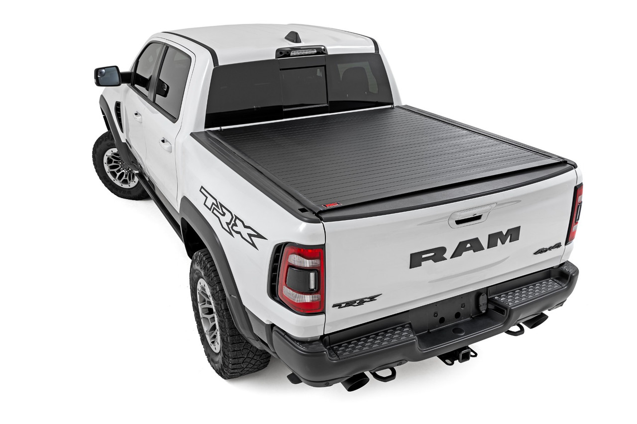 Rough Country - Hard Roll Up Bed Cover - 5'7 in. Bed - Ram 1500 (19-25)/1500 TRX (21-24) - 50320550