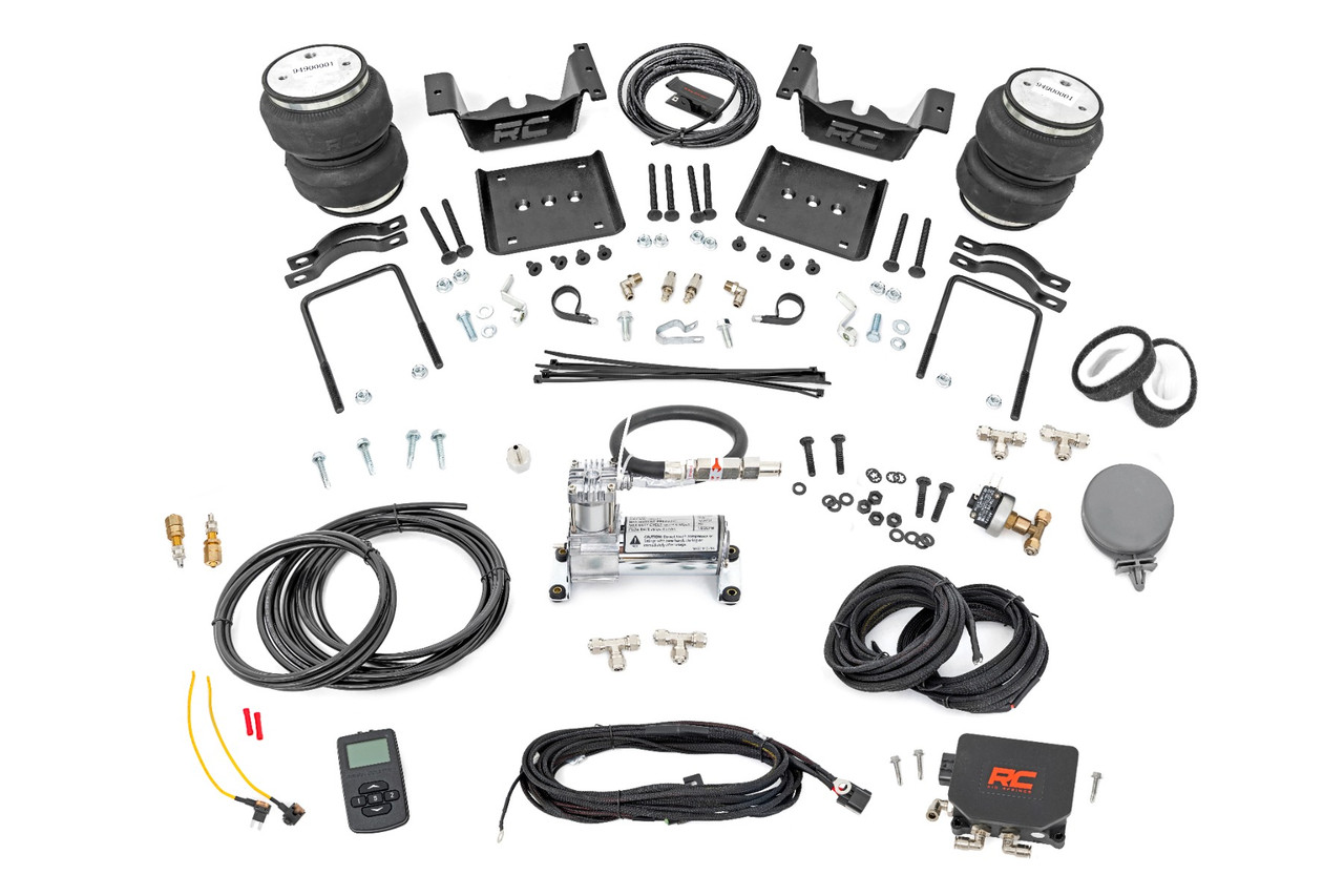 Rough Country - Air Spring Kit w/compressor - Wireless Controller - Chevy/GMC 1500 (07-18 & Classic) - 10005WC