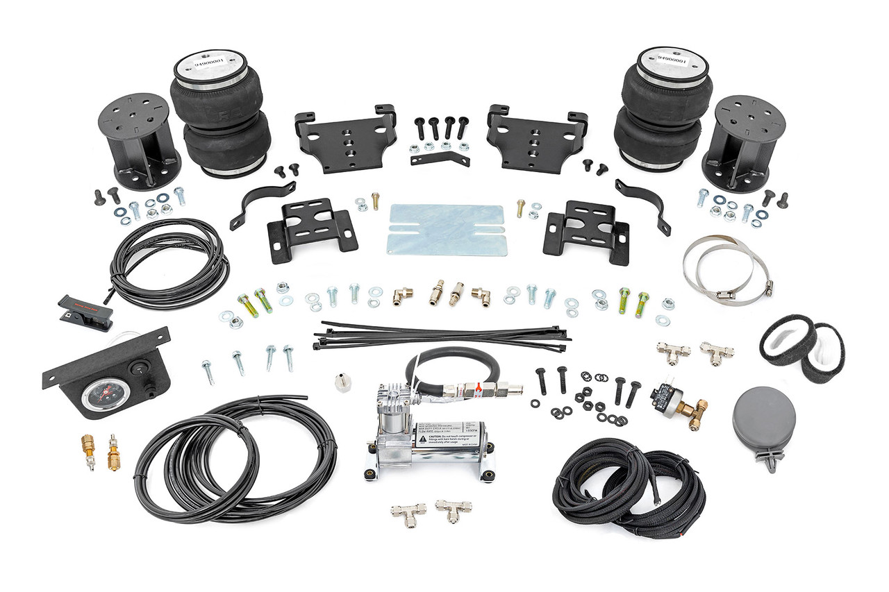 Rough Country - Air Spring Kit w/compressor - 6 Inch Lift Kit - Chevy/GMC 2500HD (01-10) - 100064C