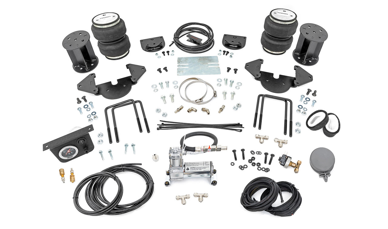 Rough Country - Air Spring Kit w/compressor - 4-6 Inch Lift Kit - Chevy/GMC Sierra/Silverado 1500 (19-25) - 100116C