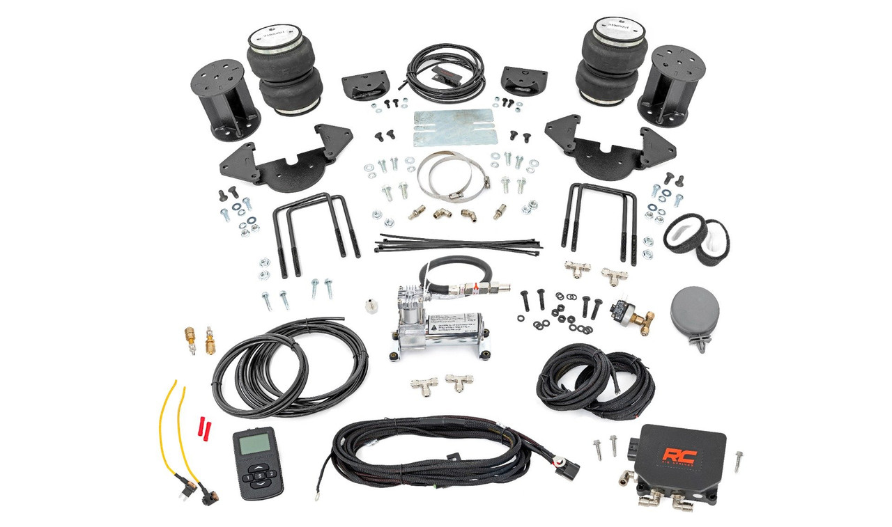 Rough Country - Air Spring Kit w/compressor - Wireless Controller - Chevy/GMC Sierra/Silverado 1500 (19-25) - 100116WC