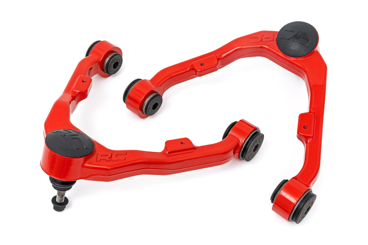 Rough Country - Red Forged Upper Control Arms - OE Upgrade - Chevy/GMC 1500 (99-06 & Classic) - 10026RED