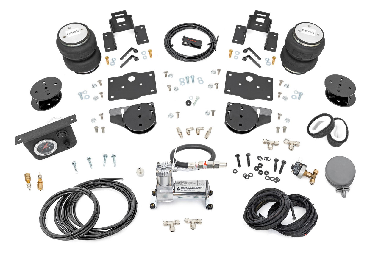Rough Country - Air Spring Kit w/compressor - 4 Inch Lift Kit - Ram 1500 4WD (2019-2025) - 100354C