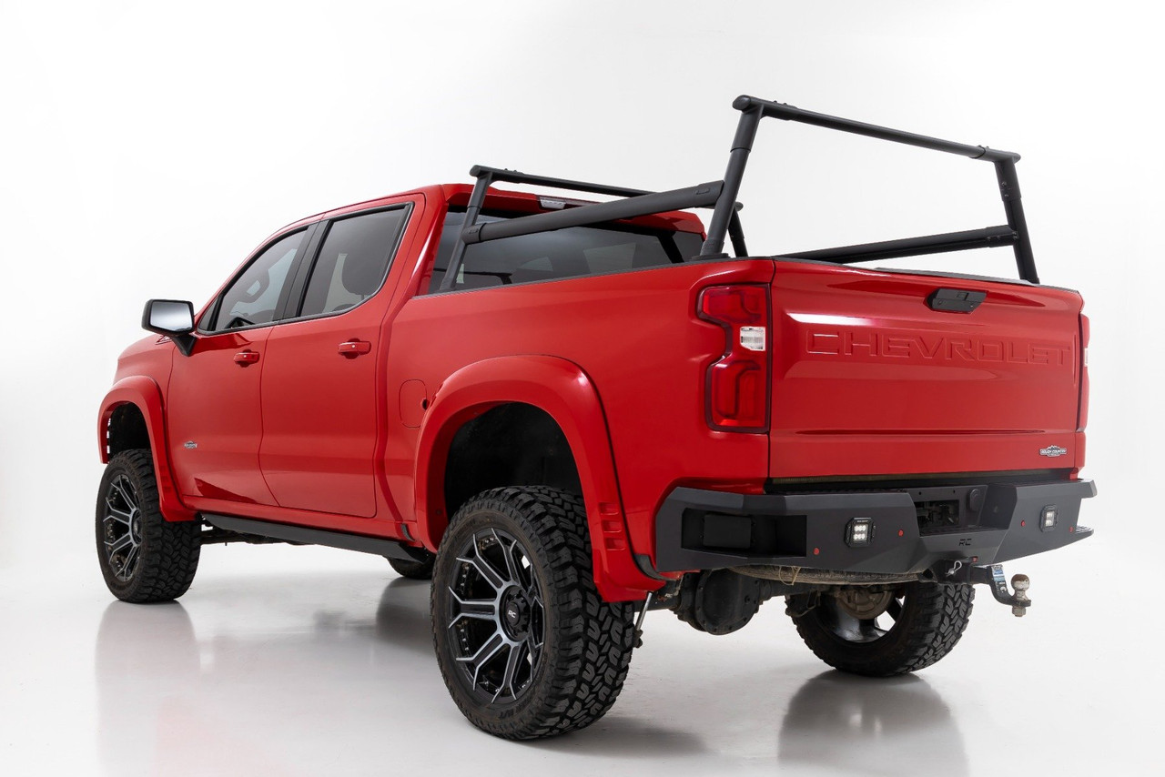 Rough Country - Bed Rack - Aluminum - Chevy Silverado 1500 2WD/4WD (2019-2025 & Classic) - 10201