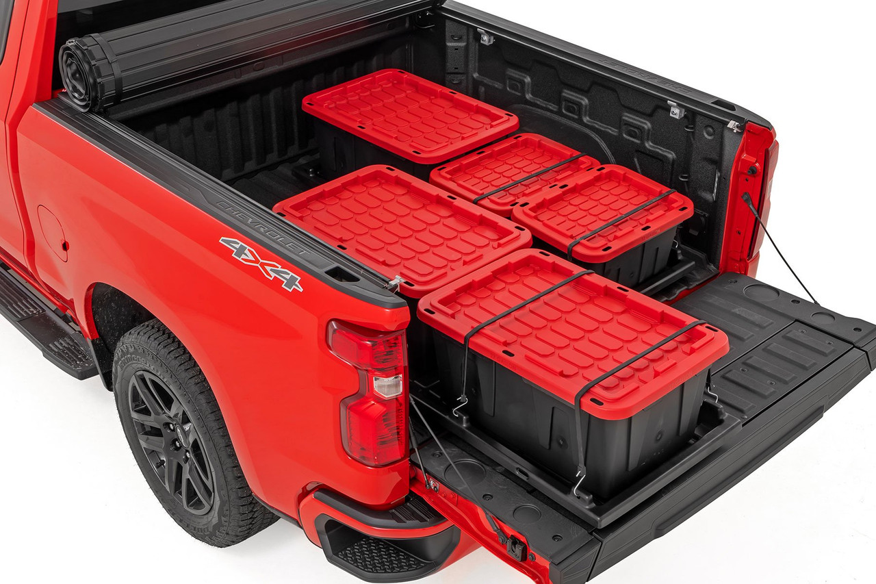 Rough Country - Truck Bed Cargo Storage Tray - Easy Access - Long Bed Storage Tray - 10209
