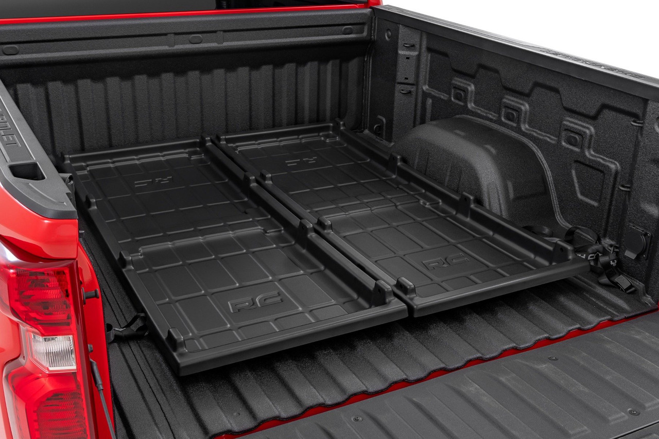 Rough Country - Truck Bed Cargo Storage Tray - Easy Access - Long Bed Storage Tray - 10209