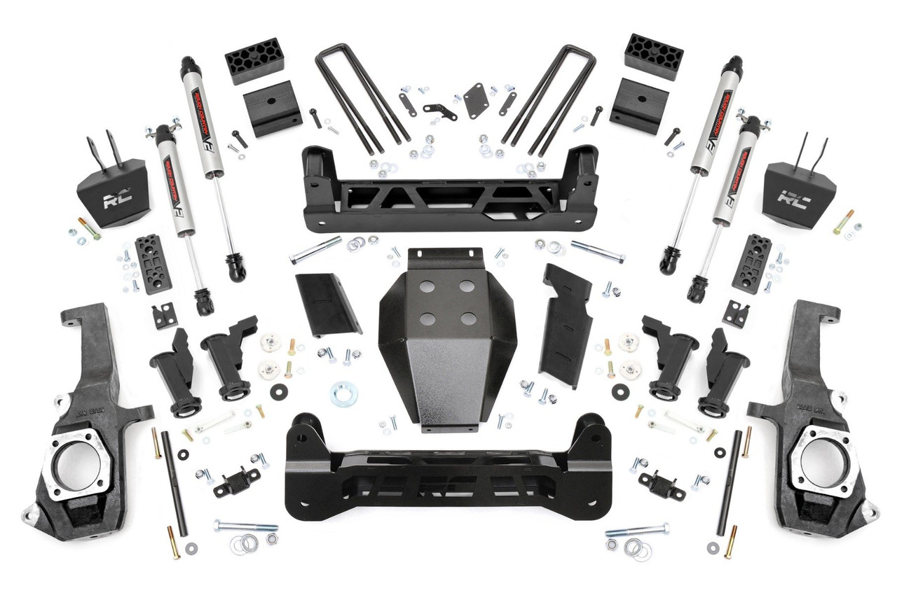 Rough Country - 5 Inch Lift Kit - Torsion Drop - V2 - Chevy/GMC 2500HD/3500HD (11-19) - 10370