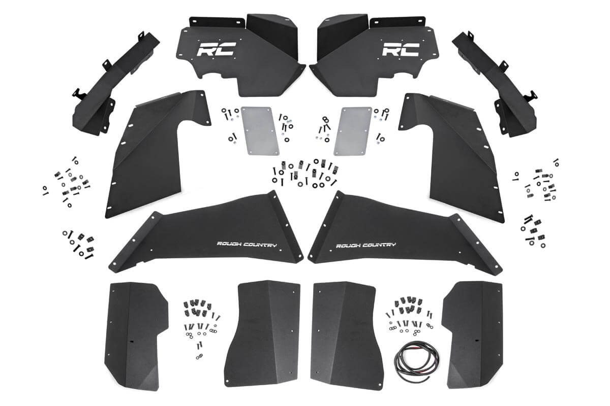 Rough Country - Inner Fenders - FR & RR - Vertex - Jeep Wrangler JK/Wrangler Unlimited (07-18) - 10511V