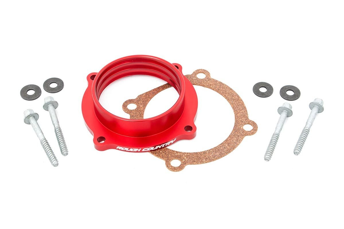 Rough Country - 3.6L Throttle Body Spacer Kit - Jeep Gladiator JT/Wrangler JK/Wrangler Unlimited 4WD - 10561