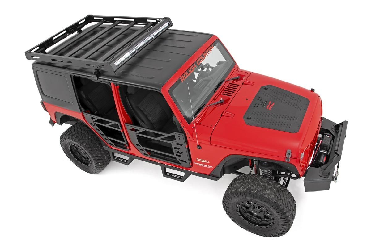 Rough Country - Tubular Doors - Front and Rear - Jeep Wrangler JK/Wrangler Unlimited (07-18) - 10588
