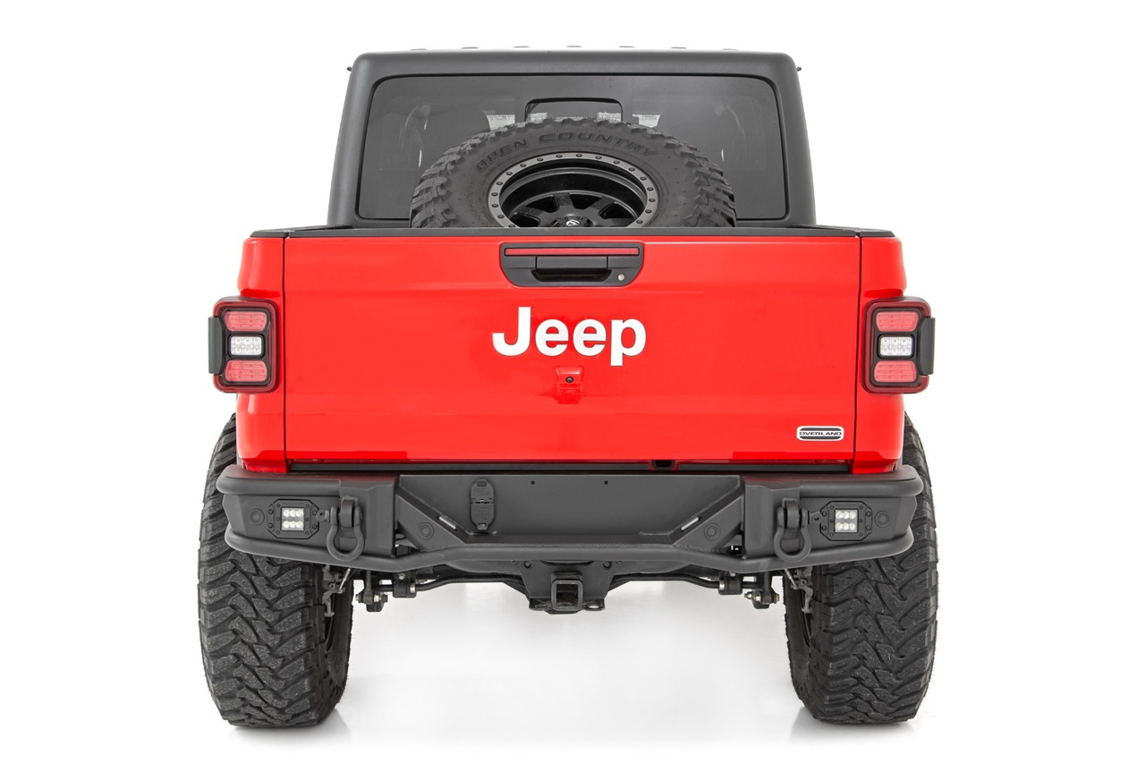 Rough Country - Rear Bumper - Tubular - Jeep Gladiator JT 4WD (2020-2025) - 10650
