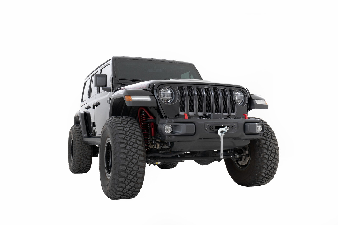 Rough Country - Winch Mounting Plate - Modular Steel OE Bumper - Jeep Gladiator JT/Wrangler JL (18-25) - 10652