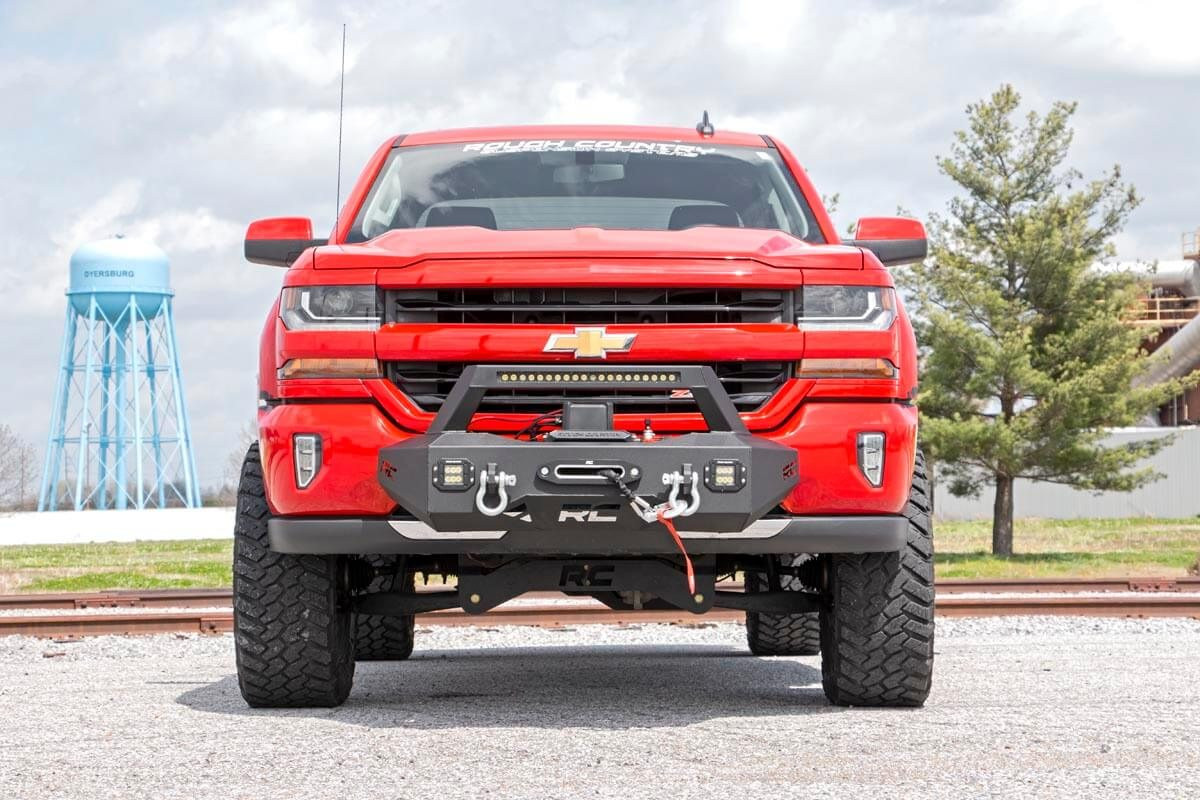 Rough Country - EXO Winch Mount Kit - Chevy Silverado 1500 2WD/4WD (2007-2018 & Classic) - 10761