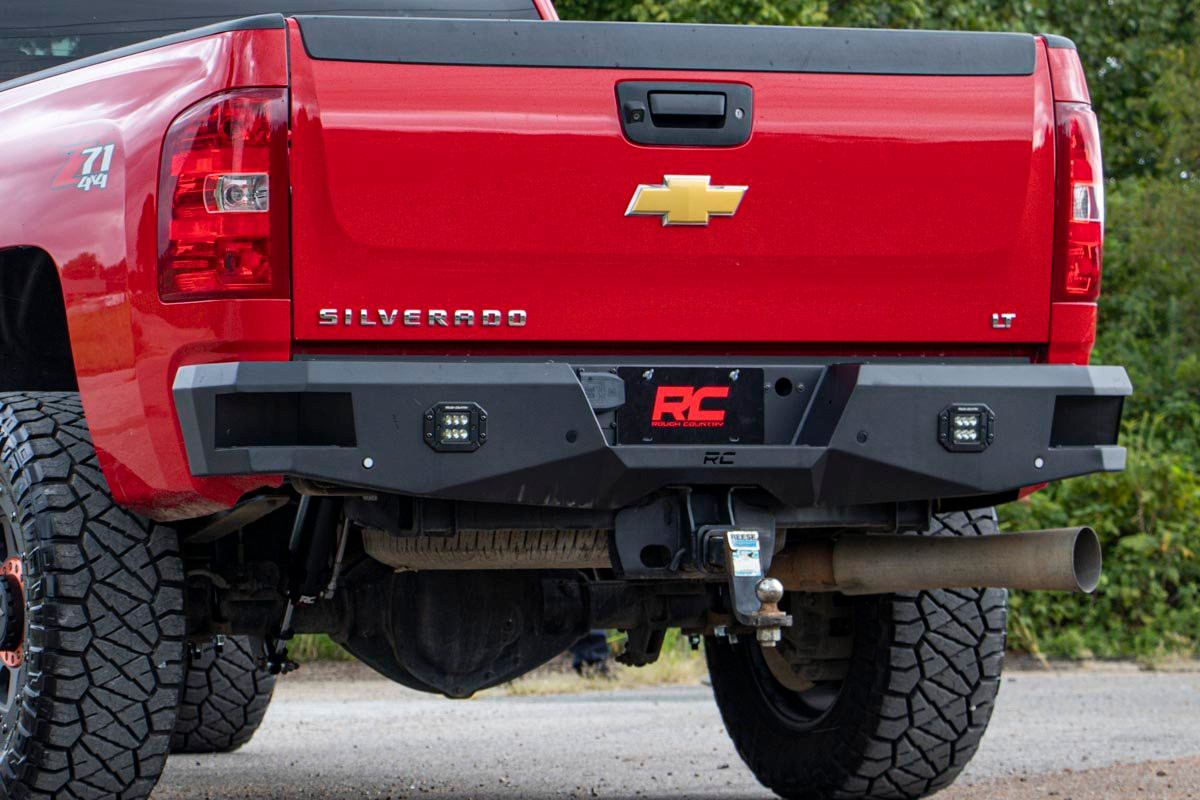 Rough Country - Rear Bumper - Chevy Silverado & GMC Sierra 2500HD/3500HD 2WD/4WD (2011-2019) - 10779