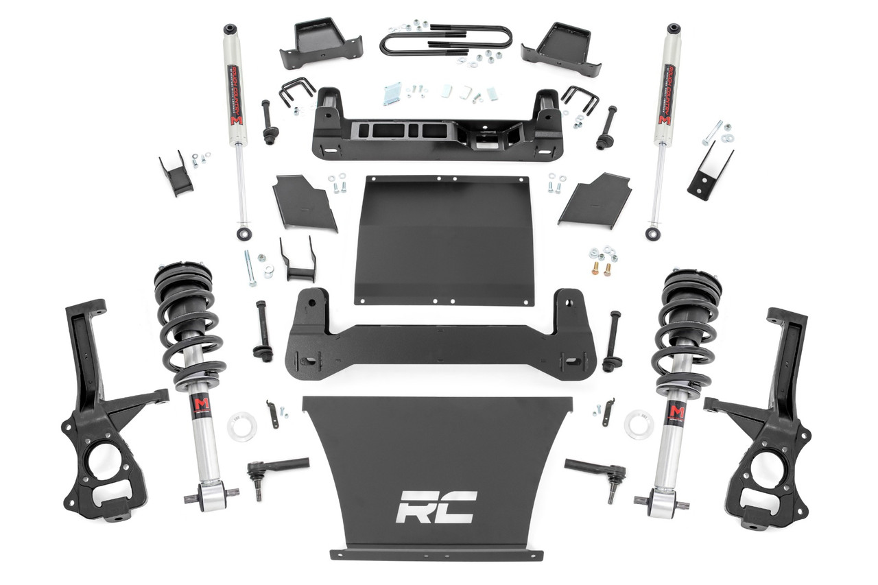 Rough Country - 6 Inch Lift Kit - M1 Struts/M1 - Chevy Silverado 1500 4WD (2025) - 110040