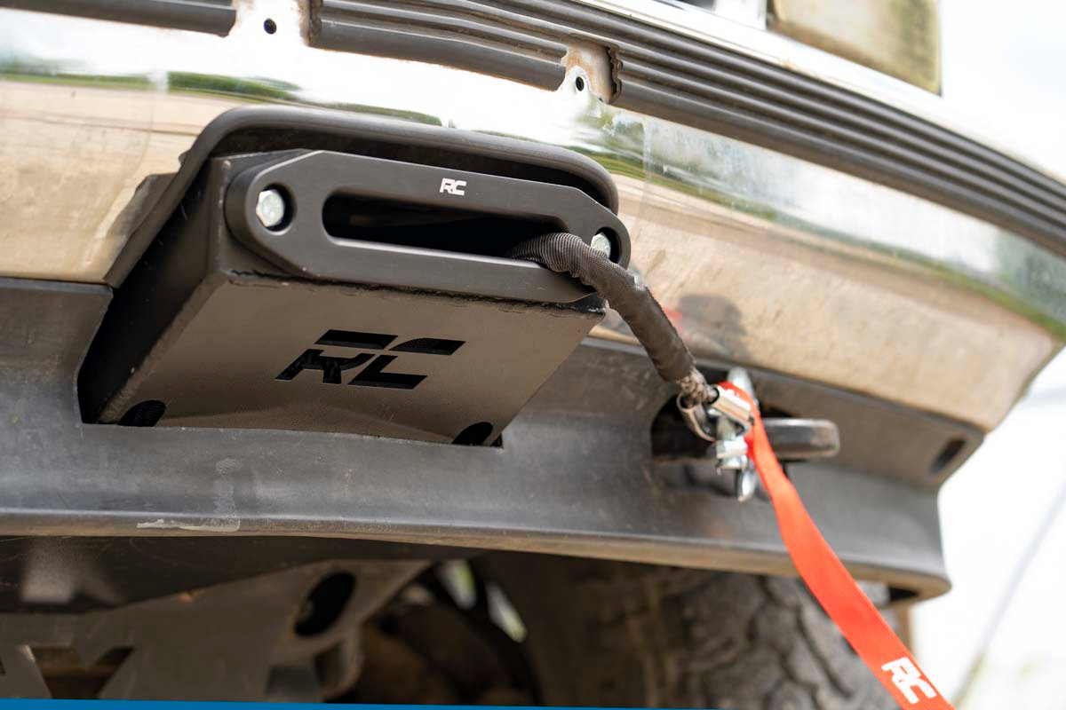 Rough Country - Hidden Winch Mounting Plate - Chevy C1500/K1500 Truck & SUV 4WD (1988-1999) - 11008