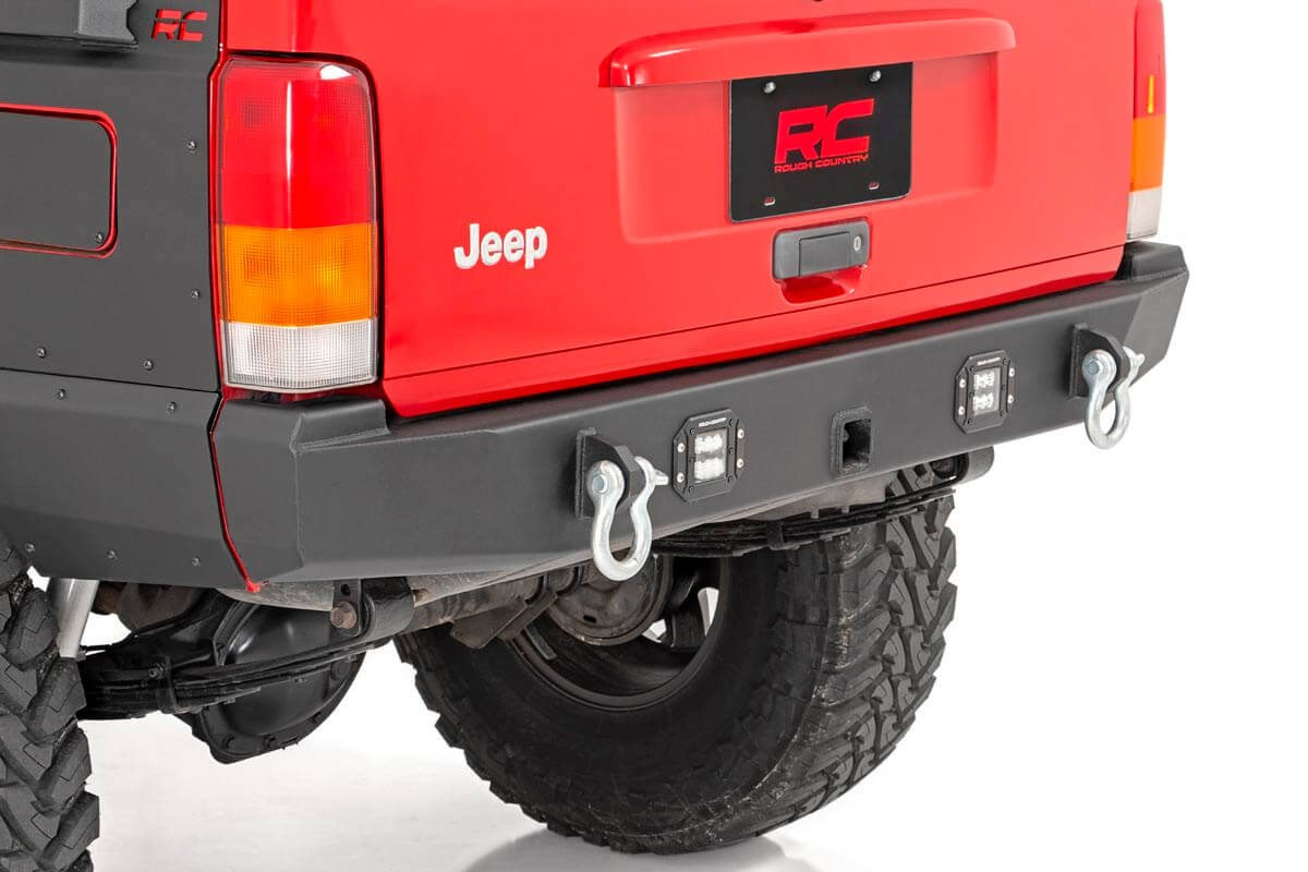 Rough Country - Rear Bumper - Jeep Cherokee XJ 2WD/4WD (1984-2001) - 110504