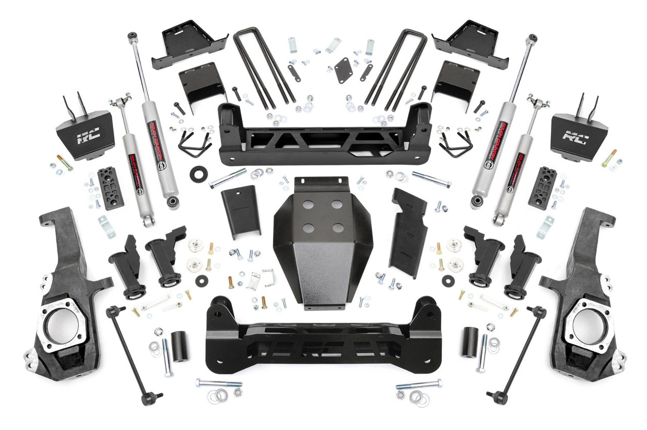 Rough Country - 7 Inch Lift Kit - Torsion Drop - Chevy/GMC 2500HD/3500HD (20-25) - 11730