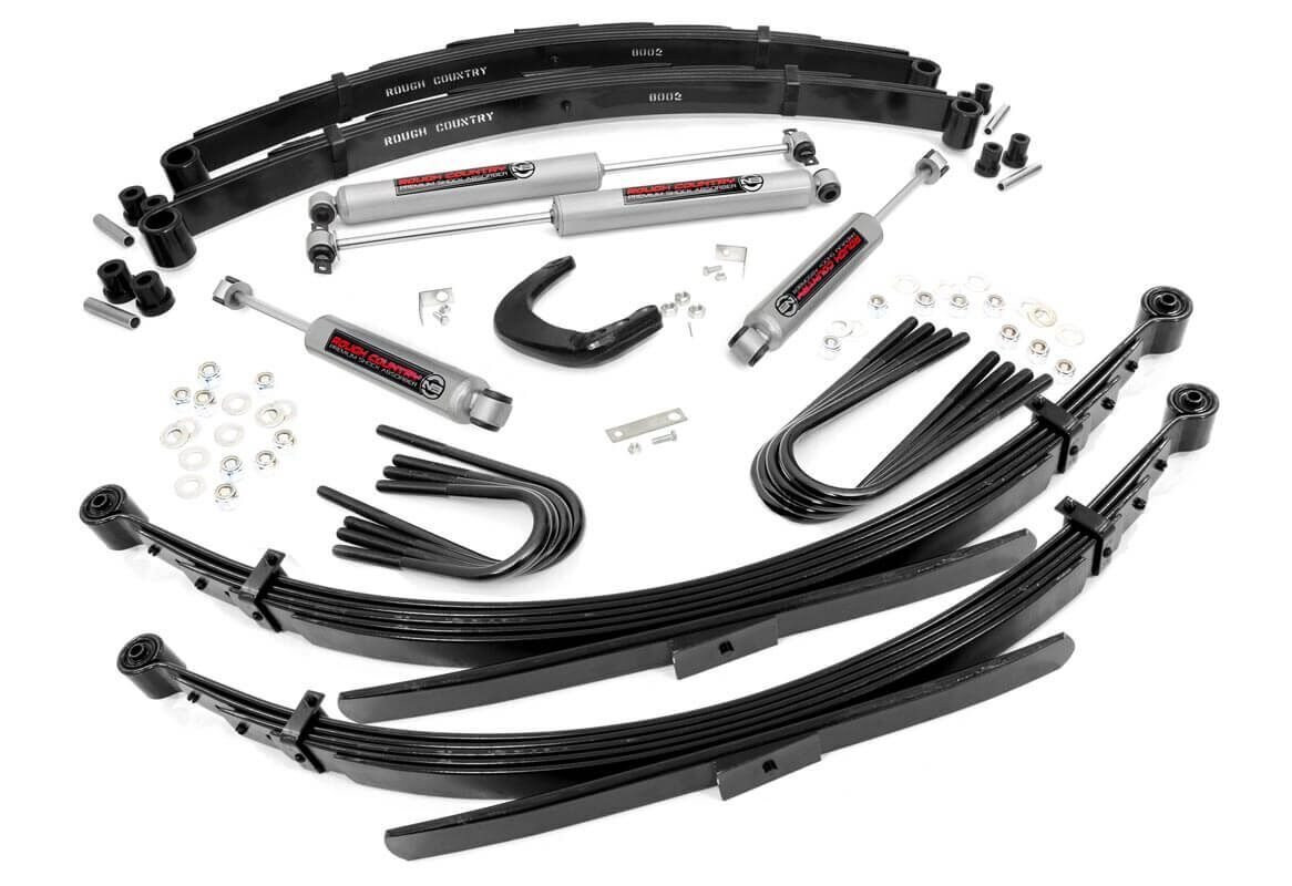 Rough Country - 6 Inch Lift Kit - Rear Springs - Chevy/GMC 3/4-Ton Suburban/C20/K20 Truck/C25/K25 Truck (73-76) - 12830
