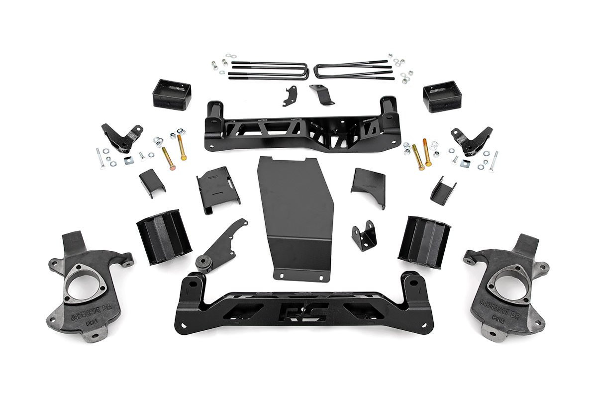 Rough Country - 5 Inch Lift Kit - Magneride - Cast Steel - GMC Sierra 1500 Denali 4WD (14-18) - 18300