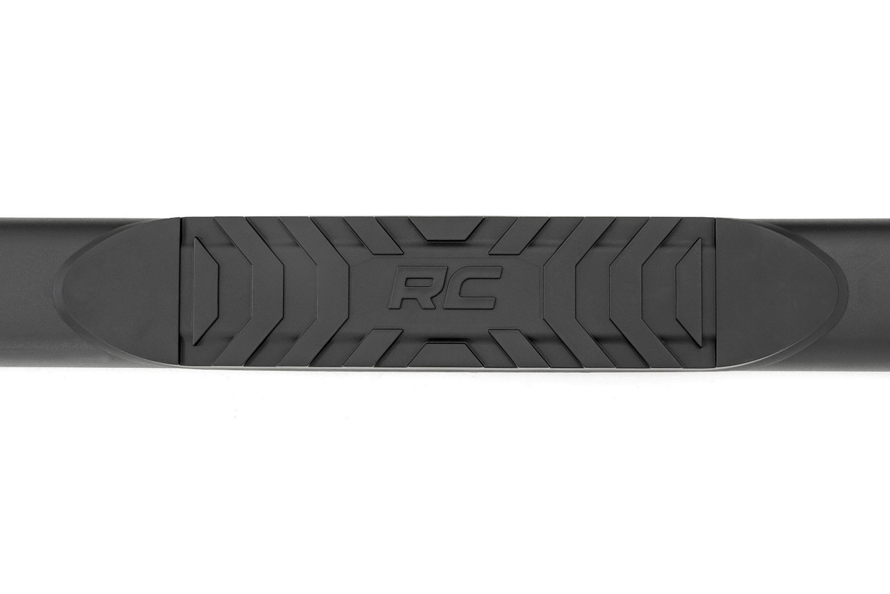 Rough Country - Oval Nerf Step - Crew Cab - Black - Ford F-150 2WD/4WD (2009-2014) - 21007