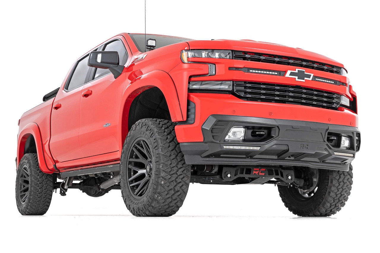 Rough Country - 6 Inch Lift Kit - Mono Leaf Rear - Diesel - Chevy Silverado 1500 4WD (22-24) - 21630D