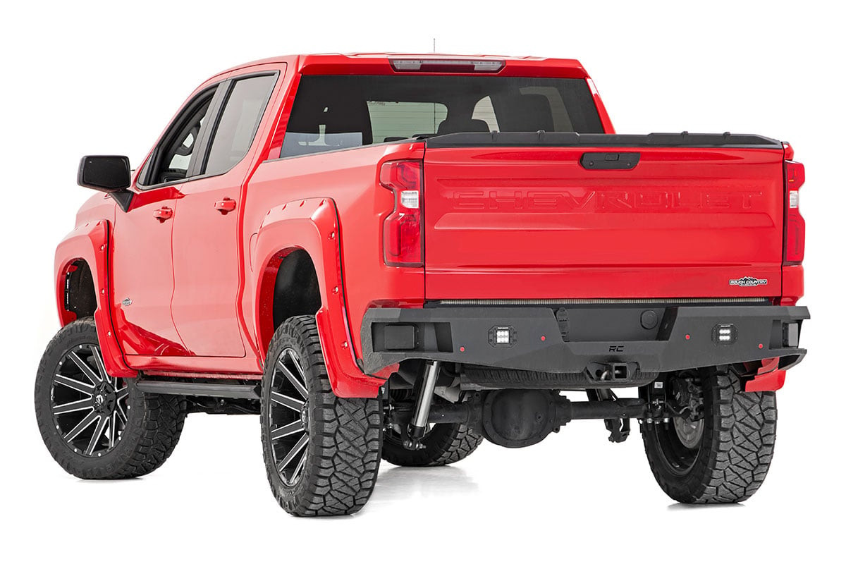 Rough Country - 6 Inch Lift Kit - Mono Leaf Rear - M1 Struts/M1 - Chevy Silverado 1500 (22-24) - 21640