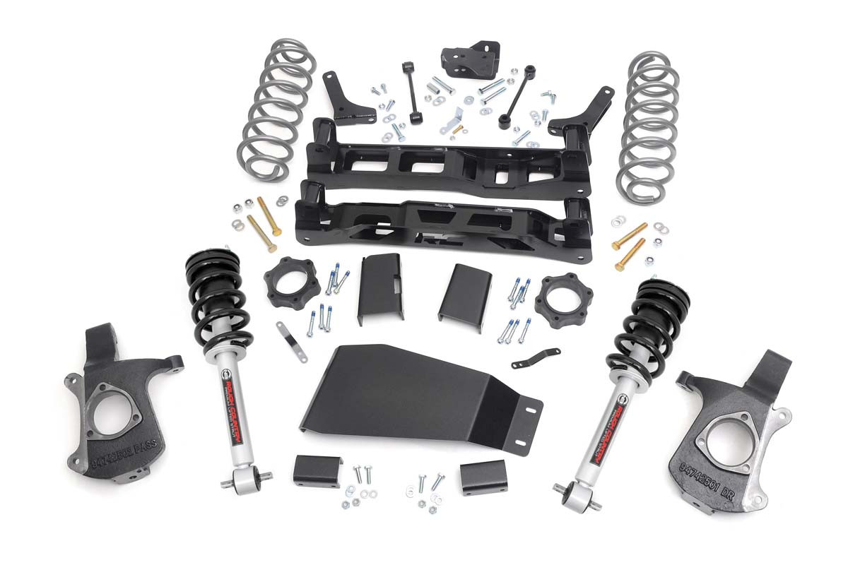 Rough Country - 5 Inch Lift Kit - N3 Struts - Chevy/GMC SUV 1500 2WD/4WD (2007-2014) - 28101