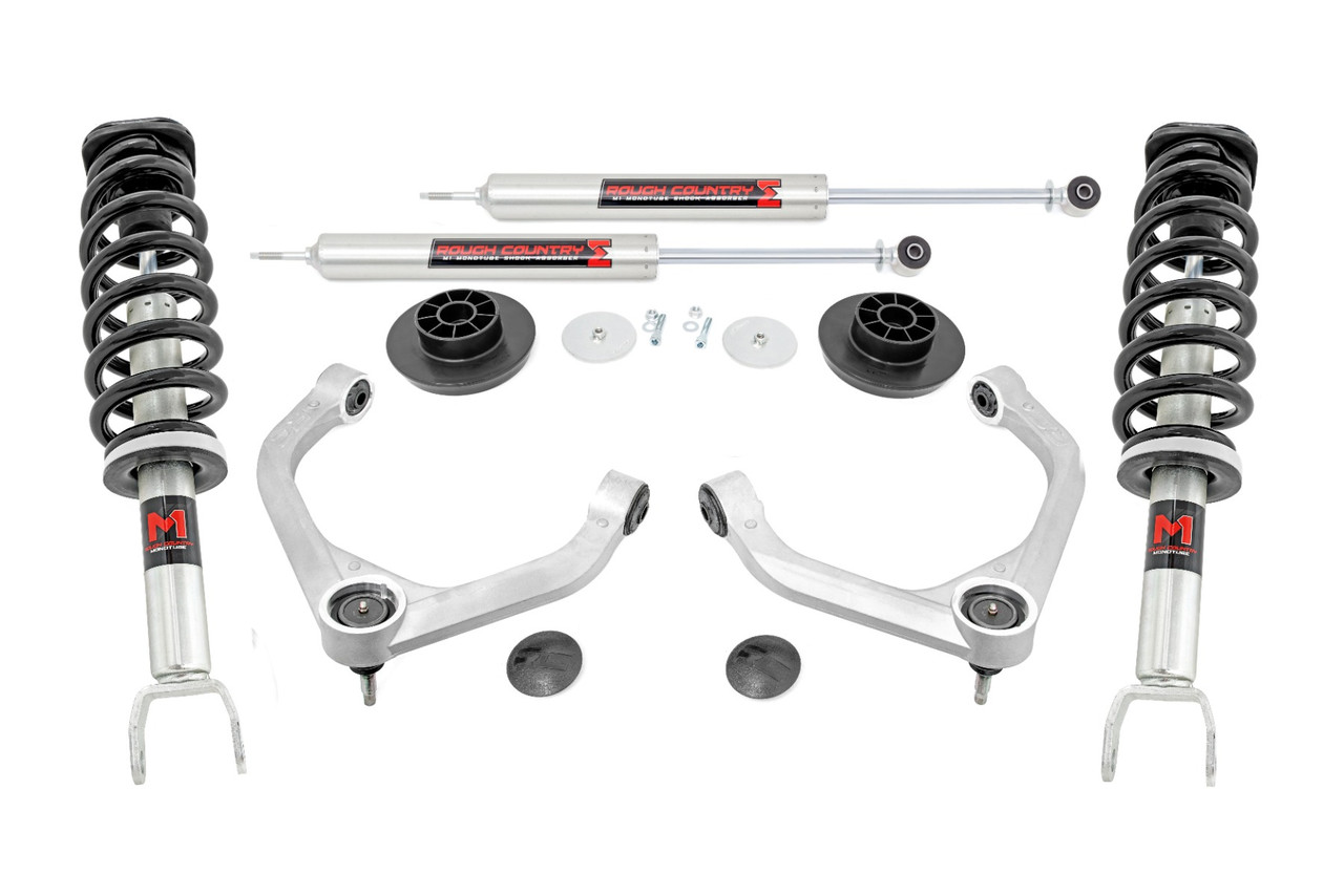Rough Country - 3.5 Inch Lift Kit - M1 Struts/M1 - Ram 1500 2WD/4WD (2019-2025) - 31440