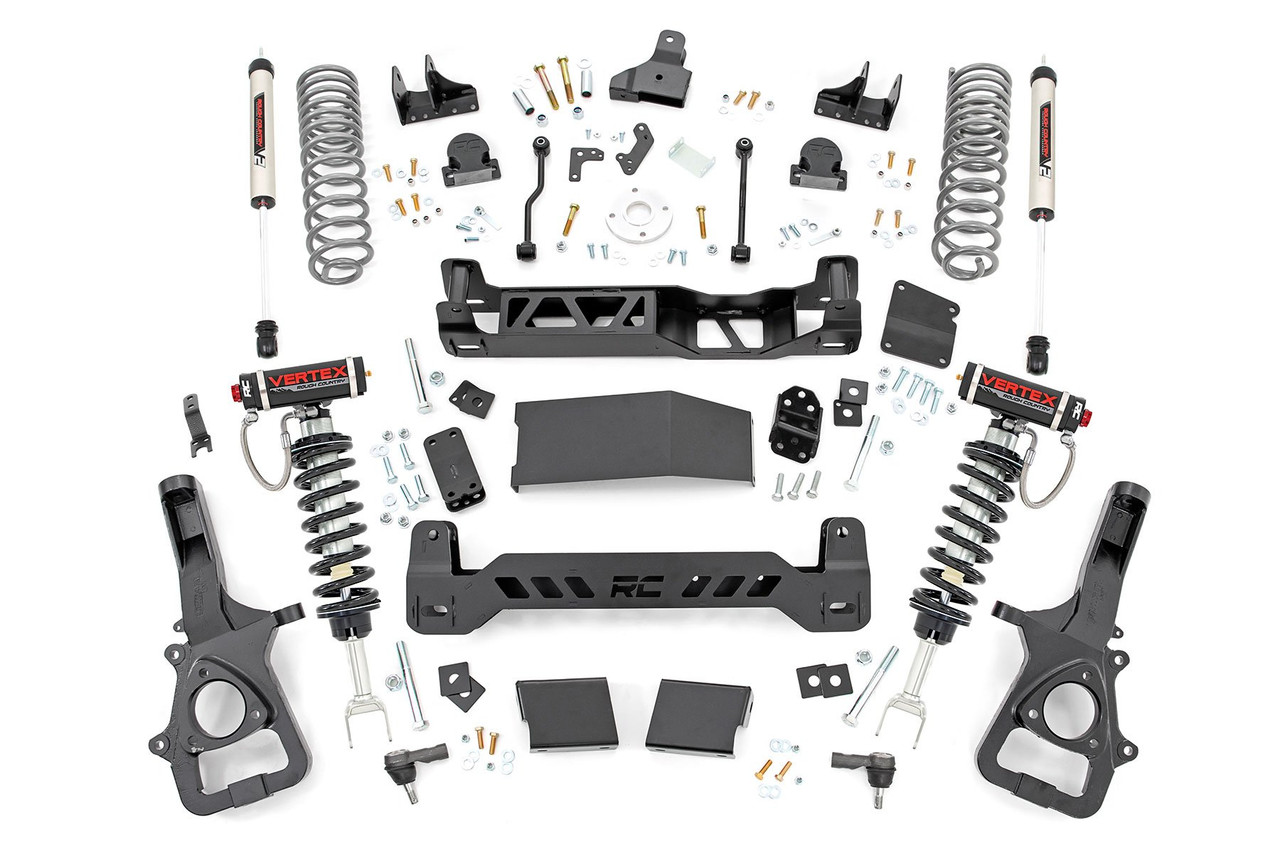 Rough Country - 6 Inch Lift Kit - Vertex/V2 - Dual Rate Coils - Ram 1500 4WD (2019-2024) - 33457