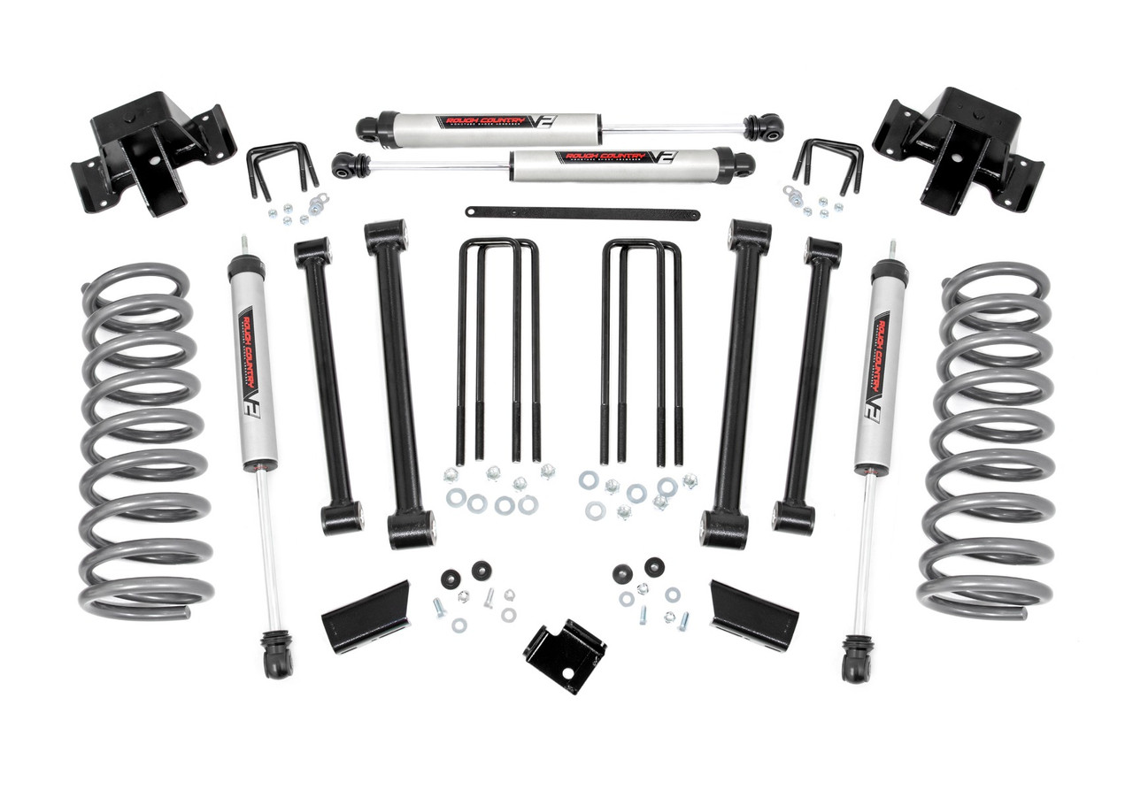 Rough Country - 3 Inch Lift Kit - V2 - Dodge 2500 4WD (1994-2002) - 35170
