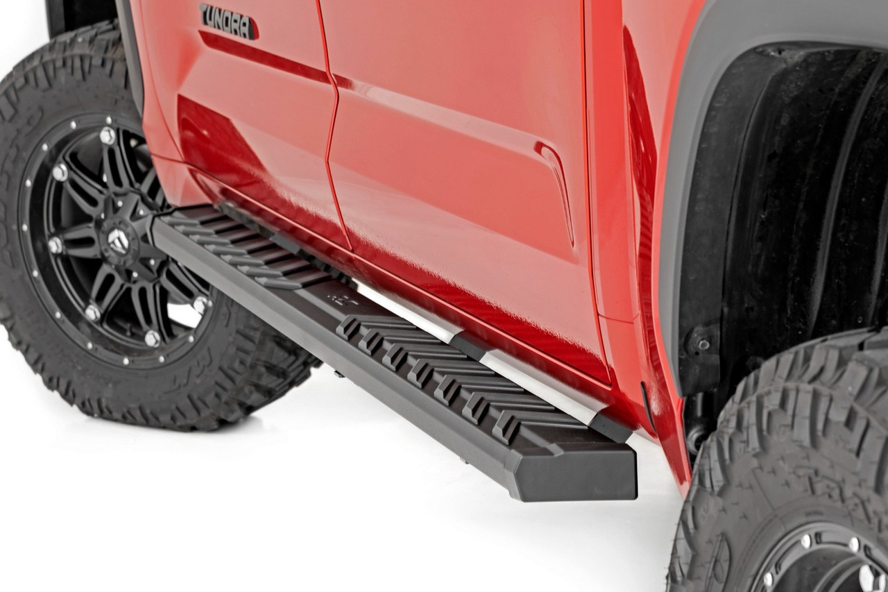 Rough Country - BA2 Running Boards - Side Step Bars - Toyota Tundra 2WD/4WD (2022-2025) - 41006